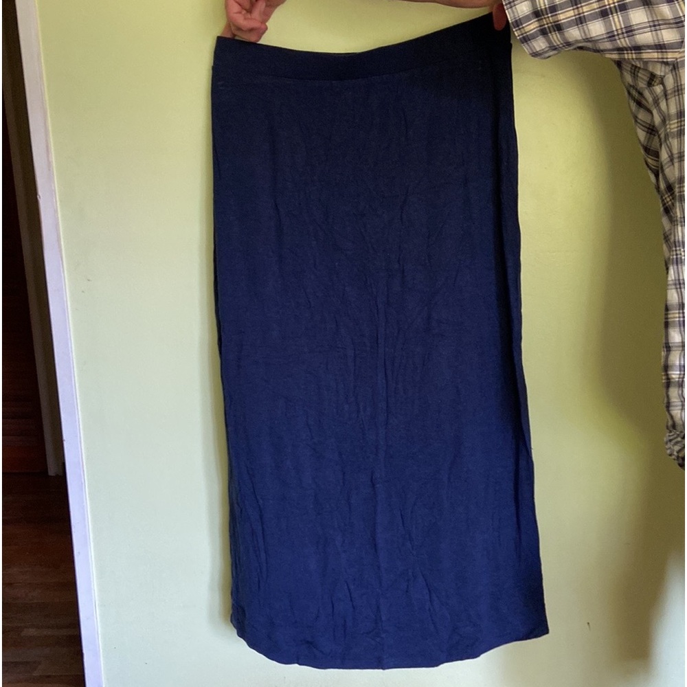 Blue maxi skirt